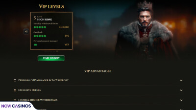 kyngs casino vip program