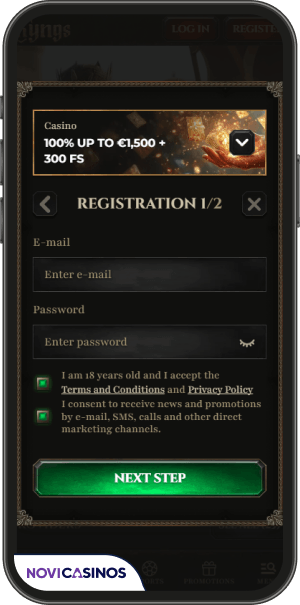 proces registracije kyngs