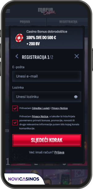 proces registracije mafia