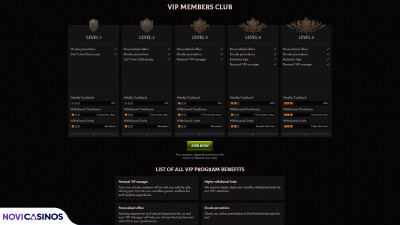 crusado casino casino vip program