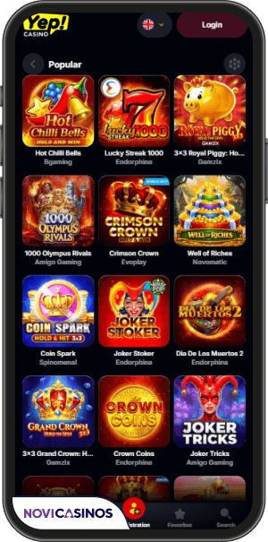 lobi kasina yep casino