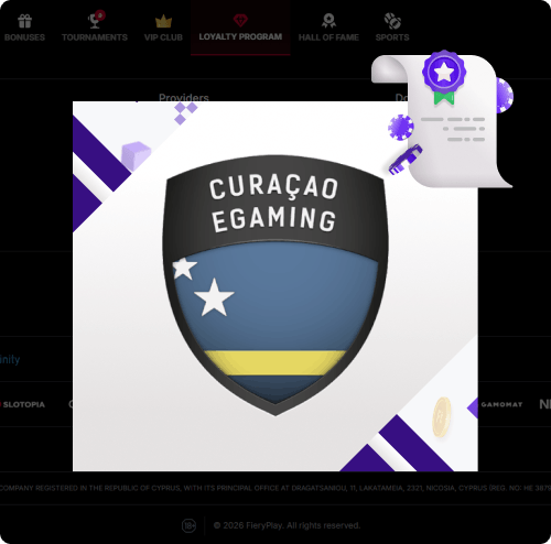 yep casino licenca curacao